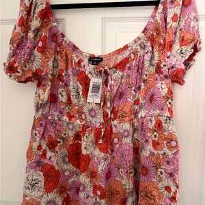 Torrid Floral Blouse